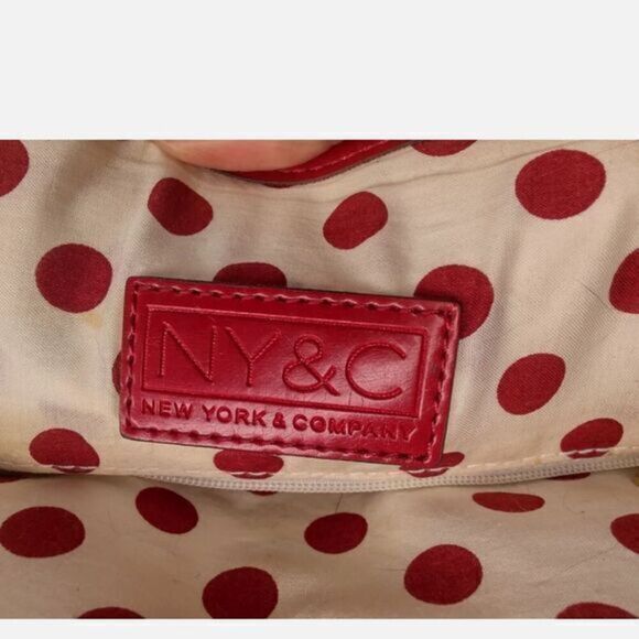 NY and C Red leather handbag‎ - Picture 8 of 8